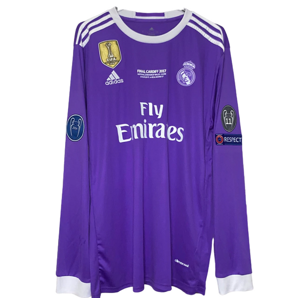 REAL MADRID AWAY - FINAL CHAMPIONS 2017 LONG SLEEVE - RONALDO#7 [RETRO]