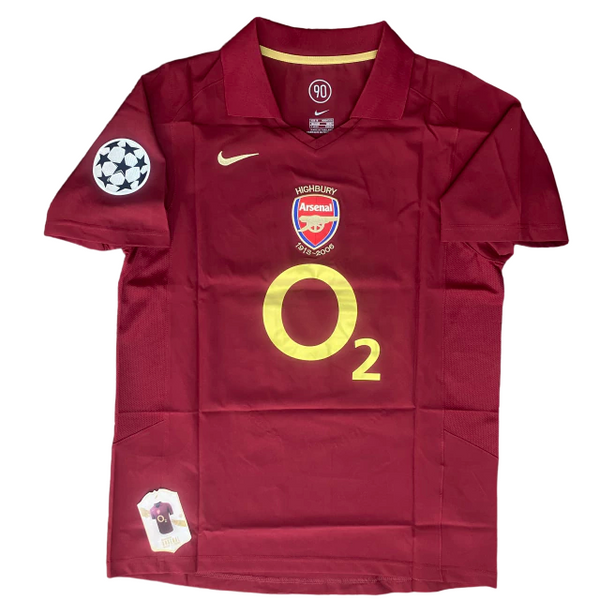 Arsenal Home Shirt 2005/06 Champions League - HENRY #14 [Retro Version]