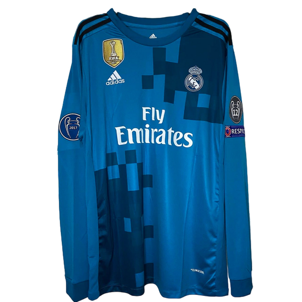 REAL MADRID - THIRD 2017/18 LONG SLEEVE CHAMPIONS LEAGUE - RONALDO#7 [RETRO]