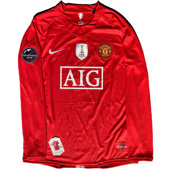 MANCHESTER UNITED HOME 2008/09 LONG SLEEVE - RONALDO#7 [RETRO]
