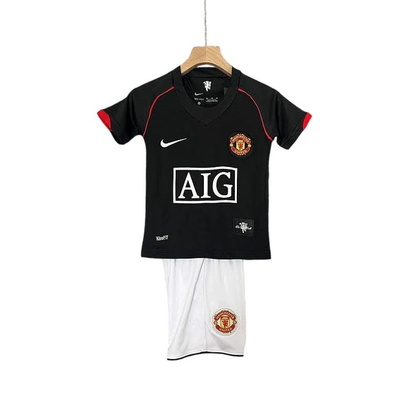 Kit KID Manchester United AWAY 2007/08 - JERSEY + Short [VERSION RETRO]