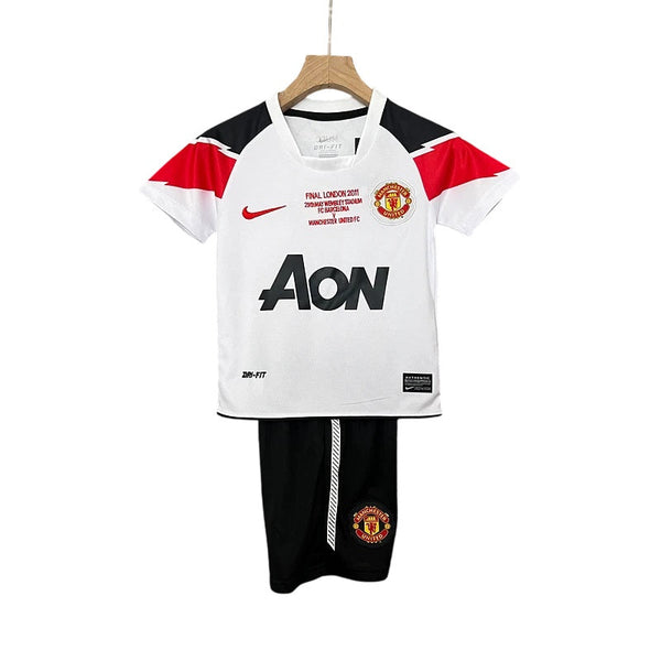 Kit KID Manchester United AWAY 2010/11 - JERSEY + Short [VERSION RETRO]