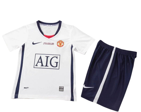 Kit KID Manchester United AWAY 2008/09 - JERSEY + Short [VERSION RETRO]