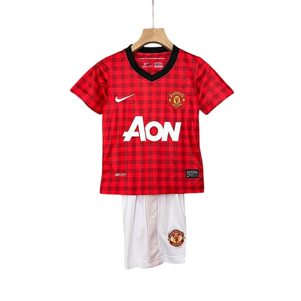Kit KID Manchester United Home 2012/13 - JERSEY + Short [VERSION RETRO]