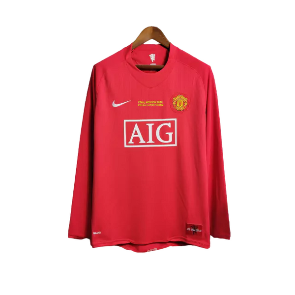 MANCHESTER UNITED RETRO - HOME FINAL UCL 2007/08 - LONG SLEEVE