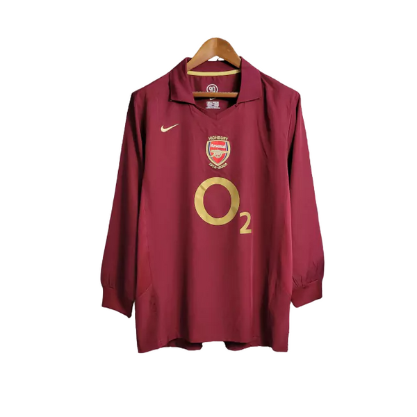 Arsenal Home Shirt 2005/06 Long Sleeve [Retro Version]