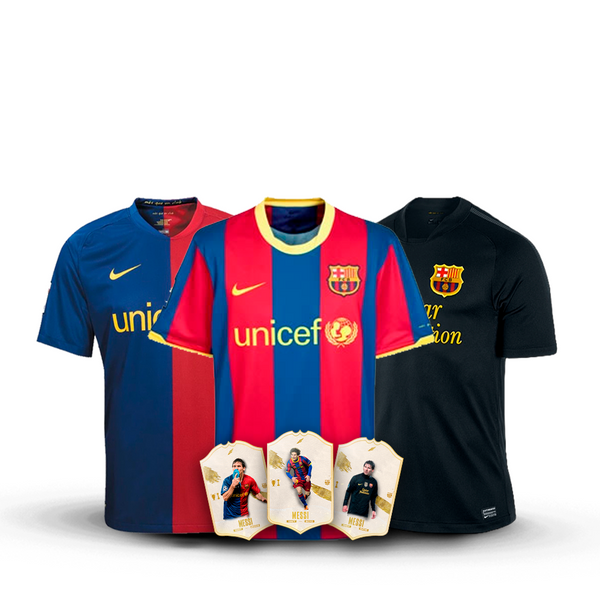 Combo Messi 2009, 2011 e 2012 + MINIATURE
