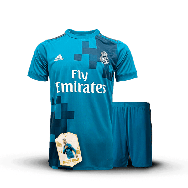 KIT REAL MADRID THIRD 2017/18 - CHAMPIONS LEAGUE - RONALDO#7 [RETRO] + SHORT