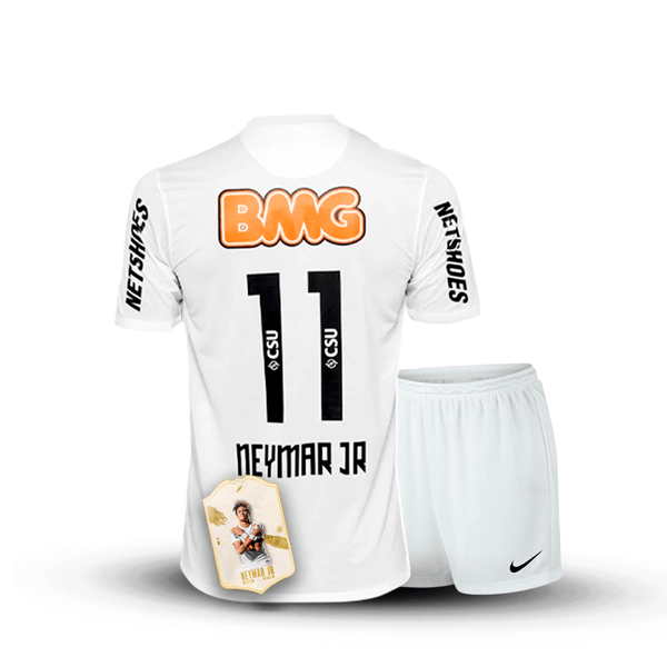 Kit KID Neymar 2012 - JERSEY Home 2012 + Short [VERSION RETRO]