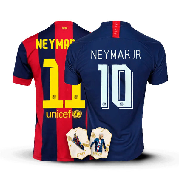Combo Neymar JR - JERSEYs FINALS Champions League Barcelona Home 2014/15 e PSG Home 2019/20